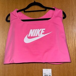 Nike Women's Vibrant Pink Crop Top